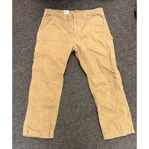 Vintage Carhartt B324 DKH Relaxed Fit Work Pants Men's 36x30 Tan Khaki